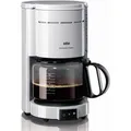 Produktbild: Braun KF 47/1 Aromaster Classic Filterkaffeemaschine weiß 1000W Schwenkfilter