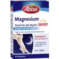 Produktbild: Abtei Magnesium Stark für die Nacht, 30 Tabletten, Magnesiukomplex,Calcium+D3+B2+B3,hochdosiert,400mg