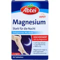 Produktbild: Abtei Magnesium Stark Nacht Magnesiumtabletten Schlafkomfort 30 Stück