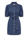 Produktbild: ONLY Damen Onlvibbe Ss Belt DNM Dress MBD Noos, Medium Blue Denim, XS