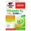 Produktbild: 3x Doppelherz Aktiv Vitamin K2 + D3 2500 i.E.  (90 St.)