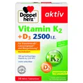 Produktbild: DOPPELHERZ Vitamin K2+D3 1000 I.E. Tabletten 30 ST - Hochdosiert