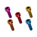 Produktbild: V PARTS Set 6 Innensechskantschrauben Zylinderkopf M6x45 Gold NEU VMTC645OR02