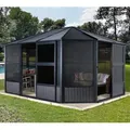 Produktbild: Sojag Charleston 1215 | Metall Pavillon mit Seitenteilen | 4x5 m - Anthrazit