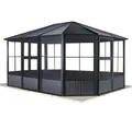 Produktbild: Wintergarten Pavillon Überdachung Aluminium Sojag anthrazit 384x489x281cm