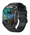 Produktbild: Denver SWC-191B Smartwatch schwarz 2 Zoll Bluetooth Fitnessuhr Blutdruckmessung