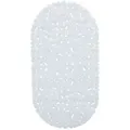 Produktbild: relaxdays Duschmatte Badewannenmatte Steinoptik, Höhe 5 mm, Kunststoff, weiß weiß