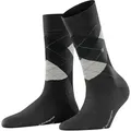 Produktbild: Burlington Damen Socken MARYLEBONE - Kurzstrumpf, Rautenmuster, Onesize Dunkelgrau 36-41