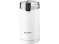 Produktbild: BOSCH TSM6A011W Kaffeemühle Weiß 180 Watt, Edelstahl-Mahlschale, 2-flügliges Edelstahl-Schlagmesser