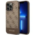 Produktbild: Hülle für iPhone 14 Pro Max Guess Hard Case 4G Stripe Collection Braun