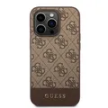 Produktbild: iPhone 14 Pro MAx Hülle Guess 4G Stripe Case Schutzhülle Case Braun