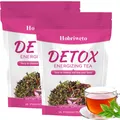 Produktbild: Detox Tee Grün Kräutertee Gewichtsverlust Kräutermischung 56Tage