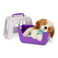 Produktbild: Little Live Pets My Really Real Puppy – Patches; Interaktiver Welpe; 60+ Geräusche/Reaktionen; realistisches Aussehen; 1 aus 72 Varianten; Spielset mit Transportbox; Batterien enthalten; ab 5 Jahren