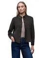 Produktbild: Street One Damen 3412385 Cordbluse Mit Tapedetails, Darkest Brown, 44 EU