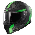 Produktbild: LS2 FF811 Vector II Carbon Grid Matt Green Gr. XXL Motorradhelm Carbonhelm