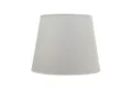 Produktbild: Licht-Erlebnisse Lampenschirm WILLOW, Stoffschirm konisch Ø 38 cm für Stehlampe E27 Weiß unifarben