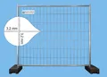 Produktbild: BAUZAUNWELT 11 kg 10er Set extra standsicher 2,20 x 2,0 m - Drahtstärke 3,2 mm