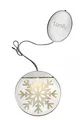 Produktbild: Lumix® LED Deco Lights Weihnachtsmotiv Schneekristall 10cm Acrylglas Leuchttaler inkl. Batterien 1 Stück 76100