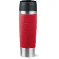 Produktbild: Emsa Thermobecher Travel Mug, Metall, Kunststoff, 0,5 L, lebensmittelecht, 100% dicht, abnehmbarer Deckel, rostfrei, transportabel, Ausgießen per Knopfdruck, geschmacks- und geruchsneutral, Kaffee & Tee, Tassen, Thermobecher
