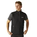 Produktbild: Regatta Herren Bradwell Iii' Full Zip Wind Resistant Softshell Gilet Westen, Schwarz, S EU