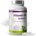 Produktbild: Vita2You Vitamin D3 - 10.000 IE - 120 Kapseln - Hochdosiert - Vegetarisch