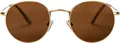 Produktbild: CHPO Sonnenbrillen Sunglasses LIAM Sonnenbrille gold/brown Brille Brille Sonnenb