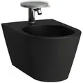 Produktbild: LAUFEN Kartell Wand-Bidet H8303317163021 37x54,5cm, 1 Hahnloch, schwarz matt