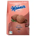 Produktbild: Manner Törtchen Schoko Brownie Waffeltaler mit Kakaocremefüllung 400g