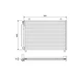 Produktbild: Valeo 822656 Kondensator Klimaanlage für Suzuki Baleno EW FW