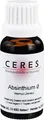 Produktbild: CERES Absinthium Urtinktur 20 ml