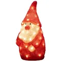 Produktbild: Konstsmide LED Acryl Weihnachtsmann, 40 warm weiße Dioden, 24V, Außen (IP44), weißes Kabel - 6243-103