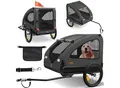 Produktbild: KESSER® Hundeanhänger Boxer 2-in-1 Hundebuggy Fahrradanhänger groß ca. 250L Volumen - Inkl. Fahne und Tasche - 600D Oxford Canvas, Klappbar SmartSpace Concept, maximale Belastbarkeit: 45kg