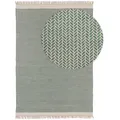 Produktbild: benuta Wollteppich Kim, rechteckig, Höhe: 5 mm, Kunstfaser, Berber, Ethno-Style, Wohnzimmer grün 160 cm x 230 cm x 5 mm