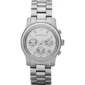 Produktbild: Michael Kors Uhr MK5076 Runway Damenuhr Chronograph Armbanduhr Silber Datum