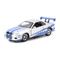 Produktbild: Fast And Furious 1:32 Brians Nissan Skyline GT-R R34 Diecast Auto