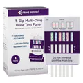 Produktbild: Prime Screen Drogentest schnelltest 6-in-1 Urin Drogentest 5x Drogentest auf Cannabis THC Kokain Opiate Methamphetamin Amphetamine Benzodiazepine Drug Test