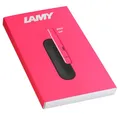 Produktbild: Lamy pico neonpink Kugelschreiber Geschenk Set - Innovativer Pocket Pen Kuli – 1 Klick für Full-Size – Gehäuse aus Metall & Strichbreite M – inkl. Echtleder-Etui & Compactmine M 22 in schwarz