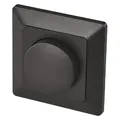 Produktbild: EMOS - LED-Dimmer-Schalter mit Drehknopf - für dimmbare LED-Lampen, Drehregler und Drückschalter - Unterputz-Drehdimmer - 230 V~, 50 Hz, 7-150 W/VA - schwarz (anthrazit)