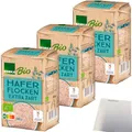 Produktbild: Edeka BIO Haferflocken extra zart 3er Pack (3x500g Packung) + usy Block