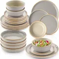 Produktbild: Sänger Tafelservice, Grau, Stein, 24-teilig, Rund, 27x6.6x27 cm, Essen & Trinken, Geschirr, Geschirr-Sets, Tafelservice