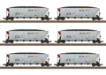 Produktbild: Trix H0 24911 - Hopper Car Set BNSF, 6 Kohletransportwagen, Ep. VI  AC   Neuware