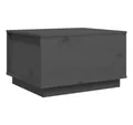 Produktbild: vidaXL Couchtisch Couchtisch Grau 60x50x35 cm Massivholz Kiefer (1-St)