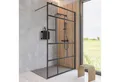 Produktbild: Schulte Walk-in-Dusche Alexa Style 2.0 Duschwand, Dekor Atelier 1, Sicherheitsglas, (1 tlg), 90-140x200 cm, mit fixil-Glassiegel, Spritzschutz