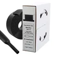 Produktbild: Schrumpfschlauch Schwarz 2:1 5m Rolle in Spenderbox 19,1mm auf 9,5mm ohne Kleber