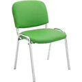Produktbild: Stuhl Ken Chrom Kunstleder Grün
