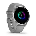 Produktbild: Garmin Venu 2 Plus – GPS-Fitness-Smartwatch mit Bluetooth Telefonie und Sprachassistenz. Ultrascharfes 1,3“ AMOLED-Touchdisplay, Fitnessfunktionen, Music Pay