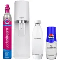 Produktbild: Sodastream Terra Wassersprudler Weiß 1L Flasche Pepsi Sirup Set