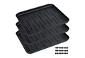 Produktbild: MAVO PLANET Schuhabtropfschale 3er Set Schuhablage Schuhabtropfer Schuhwanne, 37 x 30 cm Rutschfest mit erhöhtem Rand