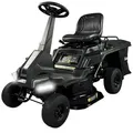Produktbild: BRAST Rasentraktor Aufsitzmäher 5,15kW(7PS), Elektrostart, TÜV, Variable Geschwindigkeit, 61,00 cm Schnittbreite, 150L Fangkorb, für mittlere bis große Rasenflächen schwarz