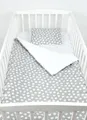 Produktbild: Babydecke BABYLUX Babydecke Krabbeldecke MINKY Kuscheldecke 75x100 cm+KISSEN, BabyLux, 14K. Weiß + Herze